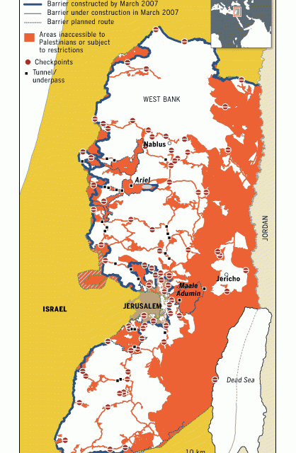 La réalité de l’occupation en Cisjordanie (avec carte des Nations unies)