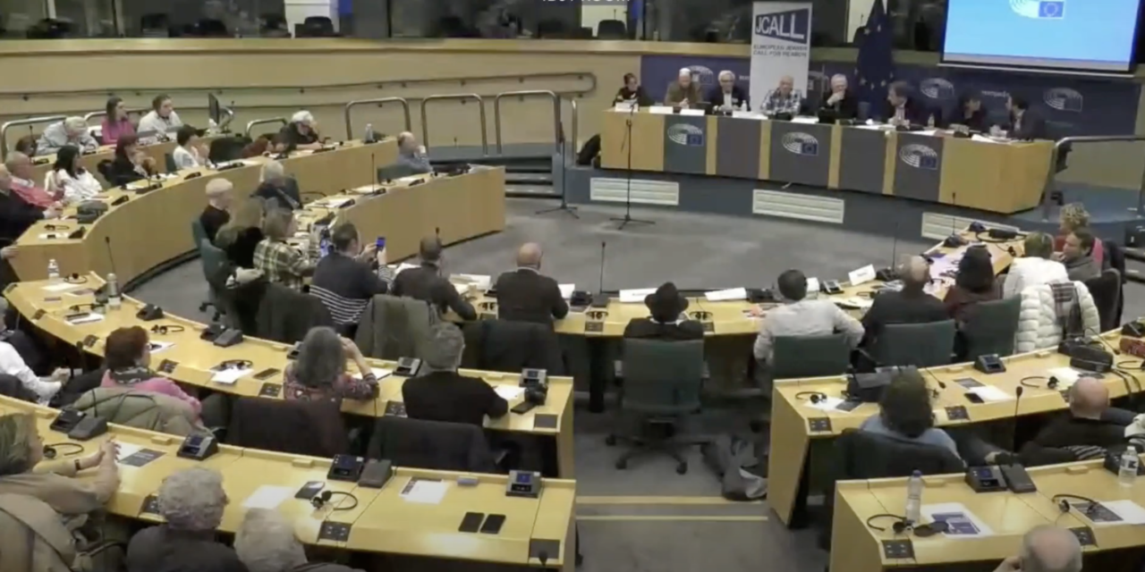 – « Sauver la démocratie israélienne » –  Vidéo de la conférence JCall, CCLJ, LPM 27 mars Parlement européen, Bruxelles