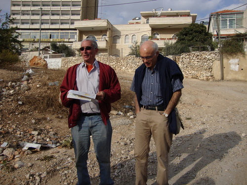 Danny Seidemann et David Chemla à Sheikh Jarrah