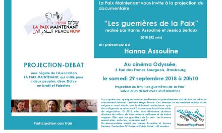 Projection du film « Les guerrières de la paix  » à Strasbourg