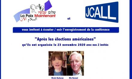 Enregistrement de la zoom conférence du 23 novembre