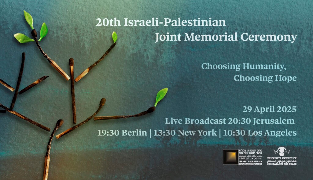 20ème Cérémonie commune israélo-palestinienne Joint Memorial Day Ceremony Traduction des interventions en français
