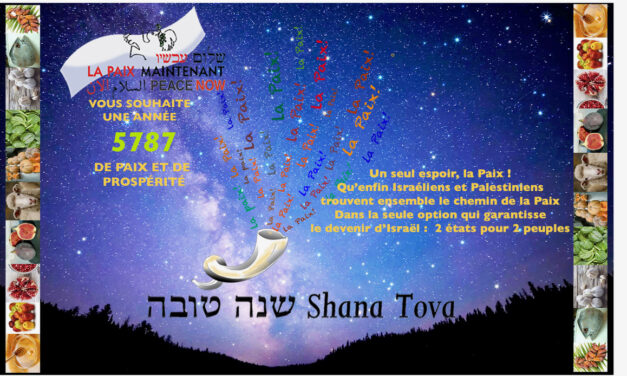 BONNE ANNÉE…שנה טובה…SHANA TOVA